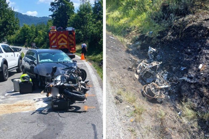 Ilustračný obrázok k článku DESIVÁ zrážka: Vodička mala prejsť do PROTISMERU, motocyklisti utrpeli VÁŽNE zranenia, FOTO