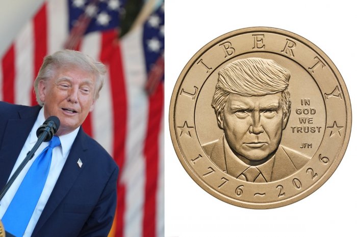 Ilustračný obrázok k článku Vydali mincu s Trumpovou podobizňou! Chce po sebe premenovať aj Hormuzský prieliv