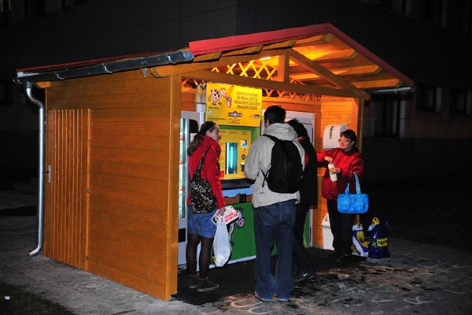 automat na mlieko