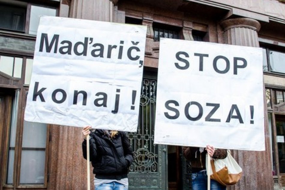 Proti SOZA sa protestovalo aj hudbou