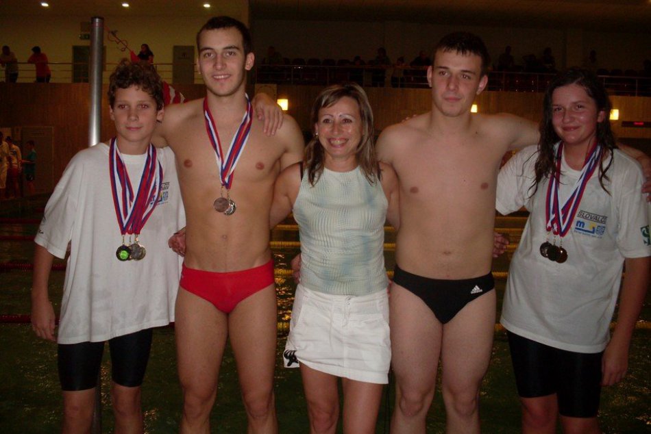 Borci zo žiarskeho plaveckého klubu Delfín