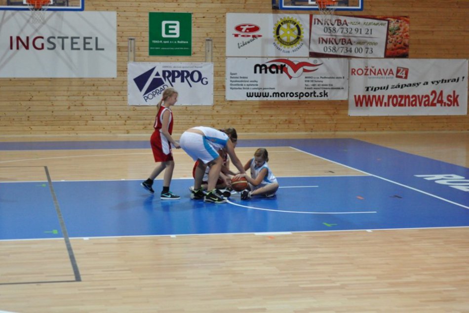 Mladšie žiačky MBK REGIÓN Rožňava