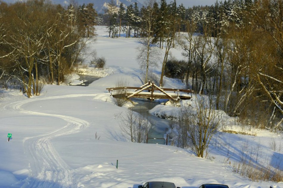 Čo s golfovým ihriskom v zime? Príďte sa pozrieť do Veľkej Lomnice