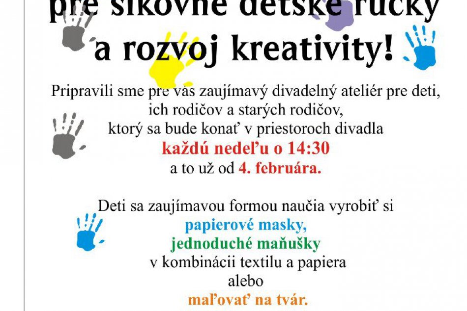 Pozvánky do Bábkového divadla v B. Bystrici