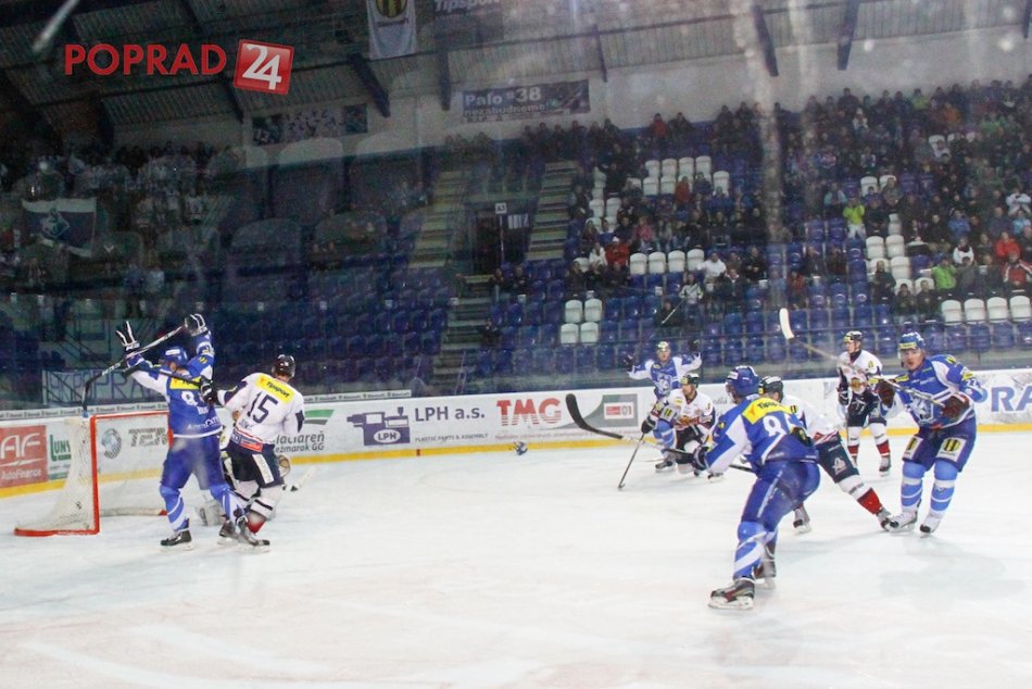 Poprad proti Zvolenu uhral len bod. V predĺžení rozhodol Zuzin