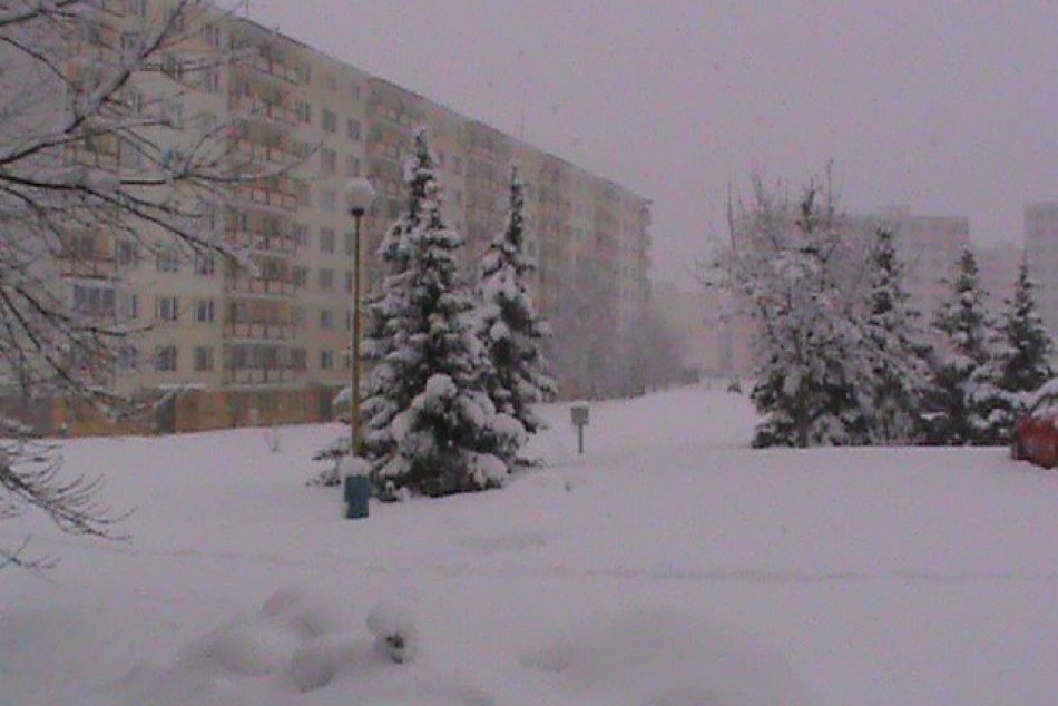 Zvolen sa na jar zmenil na zimnú krajinu