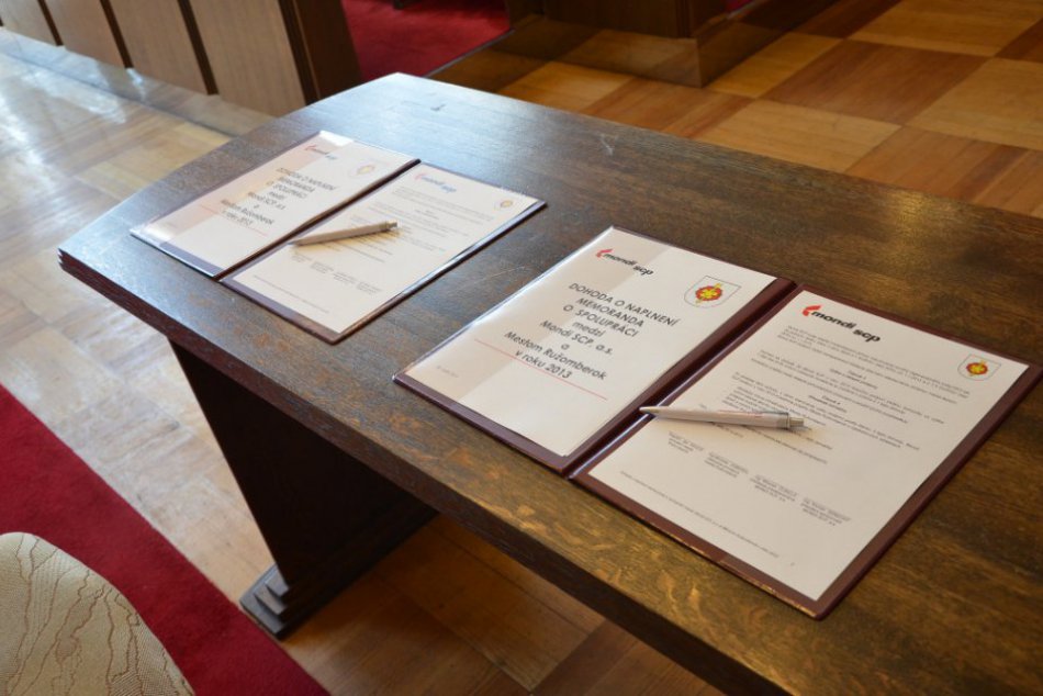 Memoranda o spolupraci medzi Mondi SCP, a.s. a Mestom