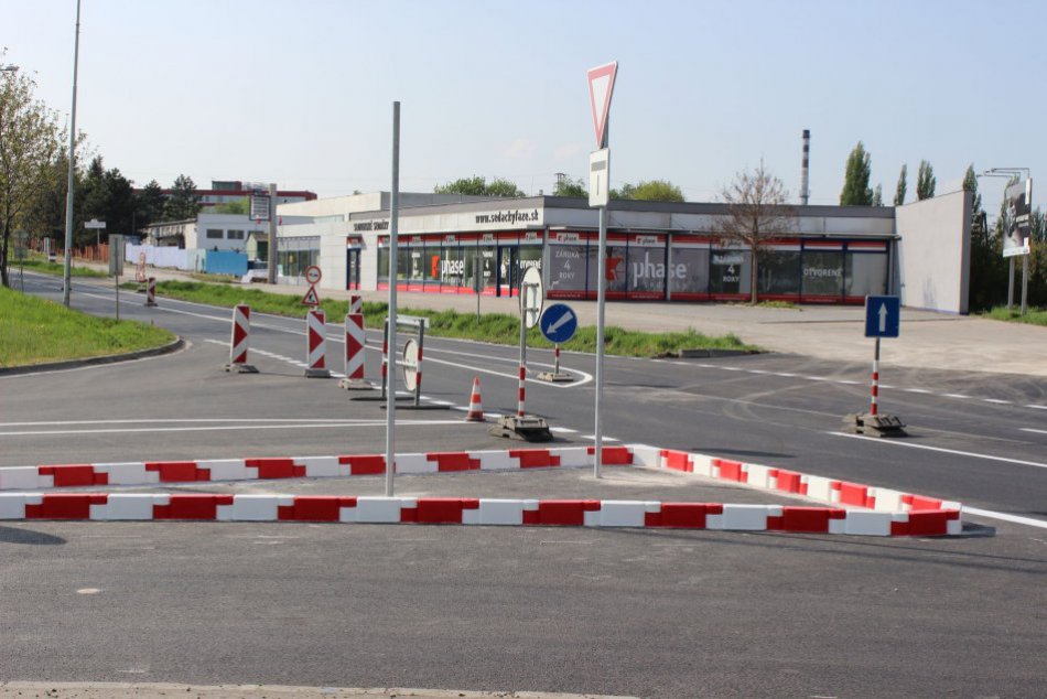 Štúrova ulica pred dokončením