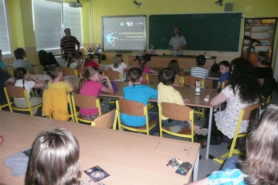 Astronomický deň na ZŠ O. Kožucha 11 v SNV 