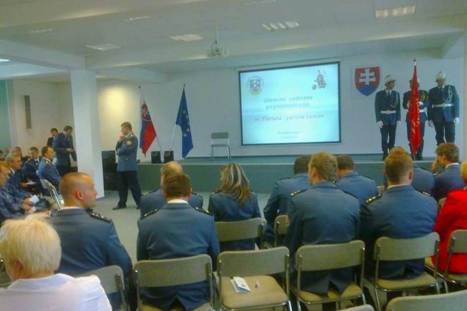 Oceňovanie hasičov (patrón: sv. Florián)