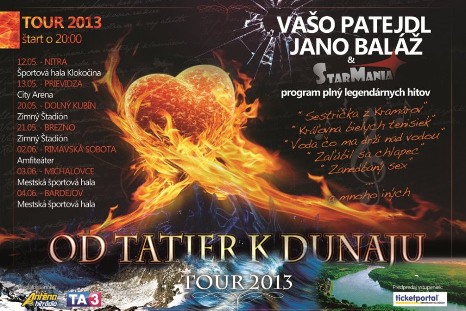 Od tatier k dunaju tour 2013