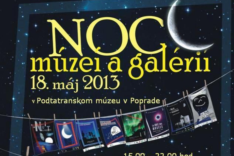 Noc múzeí a galérií môžeme zažiť aj v Poprade.