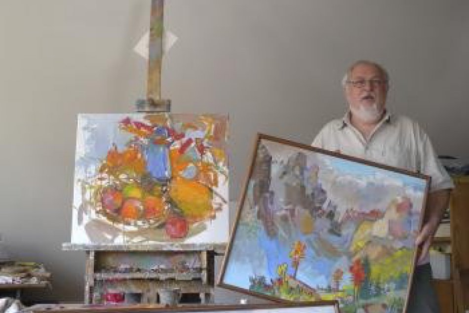 Výtvarník Miroslav Bárdi sa pred rokmi presťahoval do Malachova: jeho túžbou je 