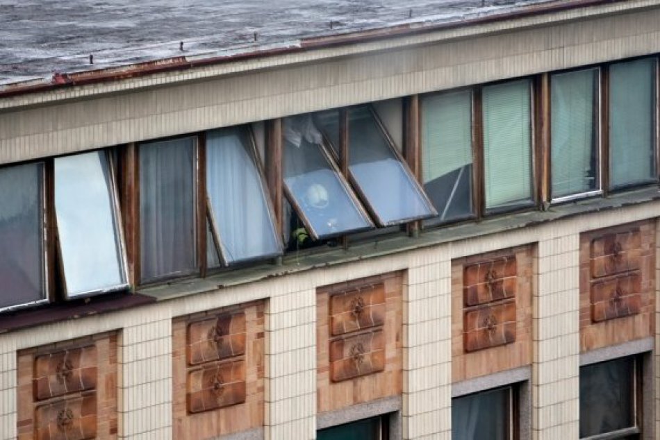 OBRAZOM: Požiar na Slovenskej technickej univerzite v Bratislave