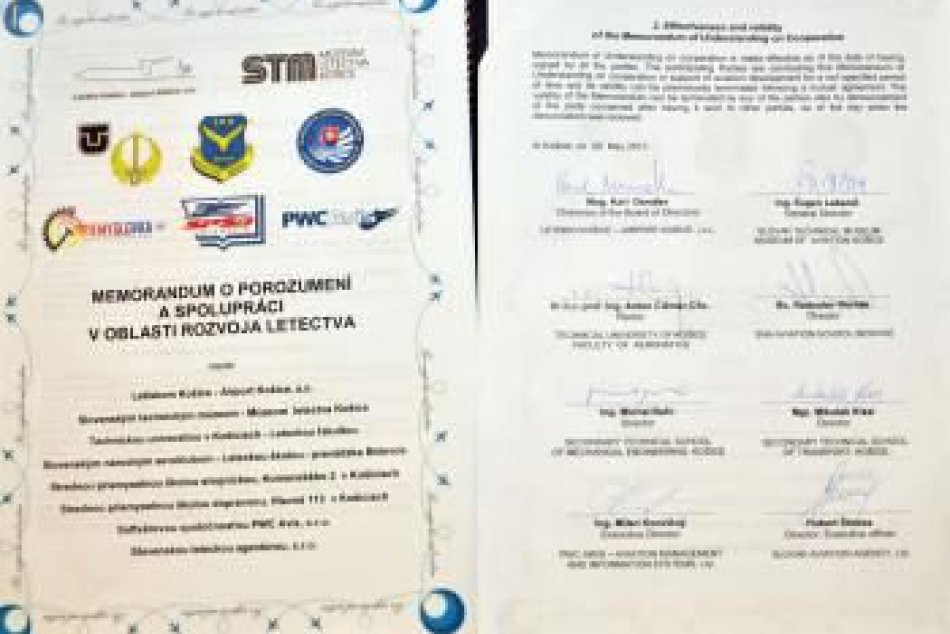 Memorandum Košice letectvo
