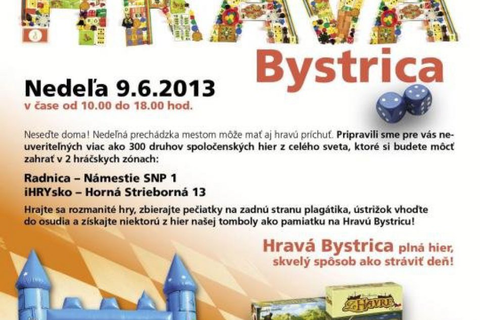 Hravá Bystrica láka deti i dospelých: Čakajú na vás stovky spoločenských hier