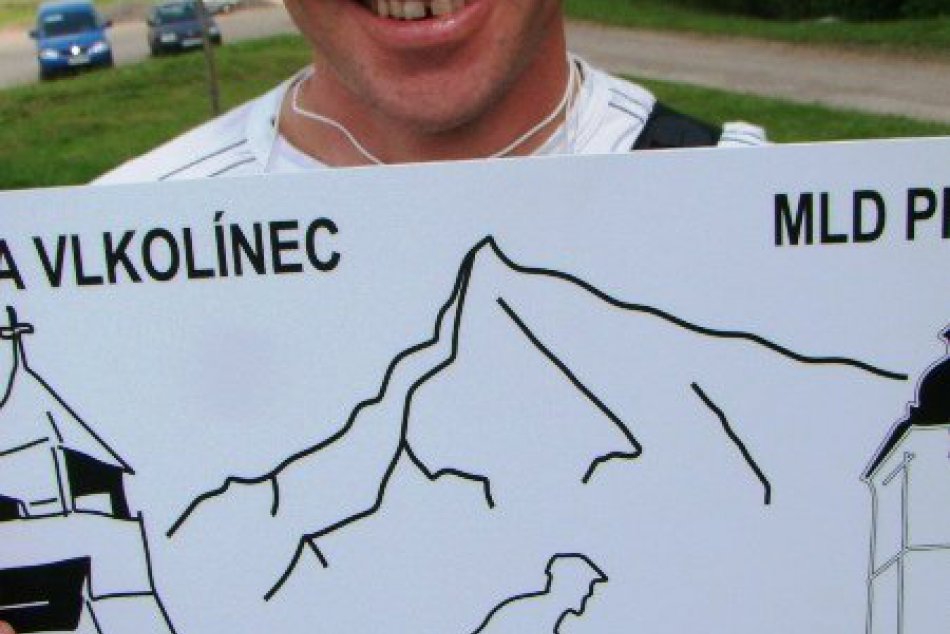 Krst cyklotrasy Vlkolínec - Pribylina