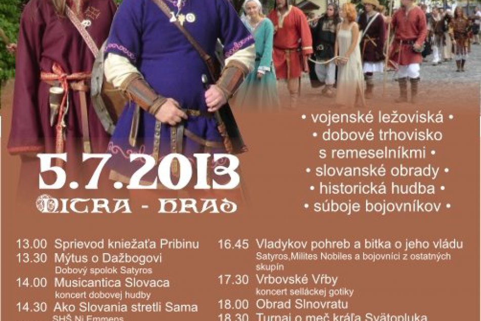 Pribinova Nitrawa - plagát