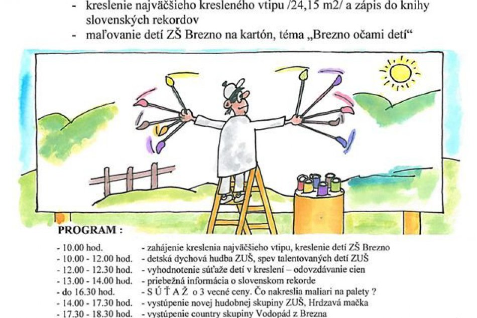 Maľovanie "naj" Brezna