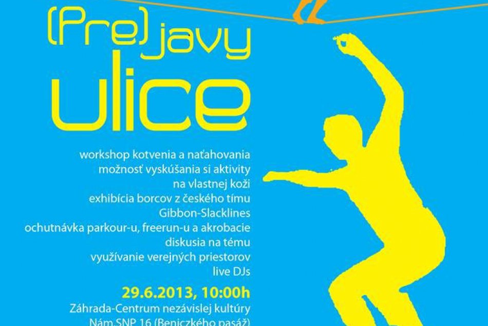 Do Bystrice zavítajú špičkoví slacklineri z Česka: Na lanách budú stvárať parádn