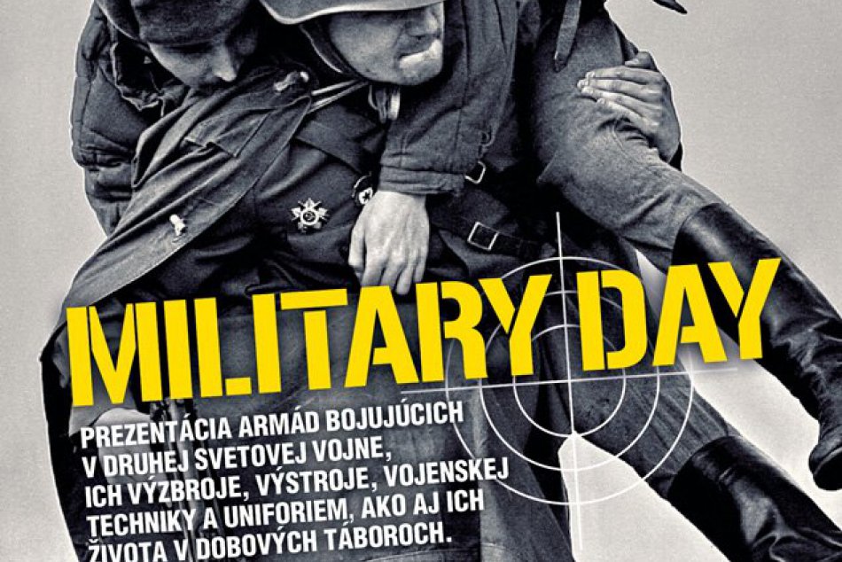 Mestom prejde vojenská dobová technika