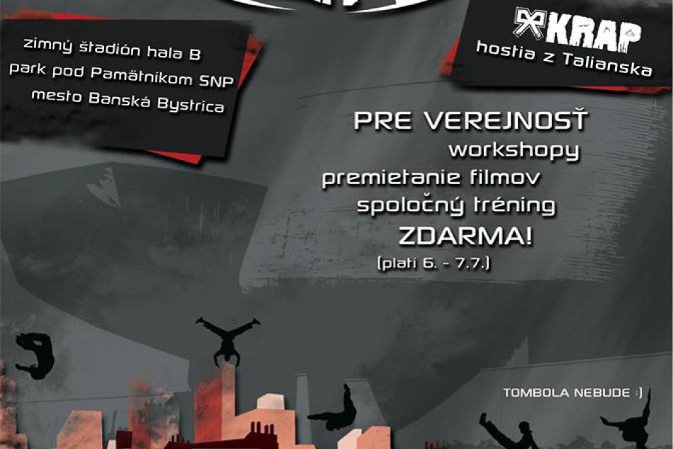 Najväčšie stretnutie parkouristov sa nezadržateľne blíži: Bystricu ovládnu atlét