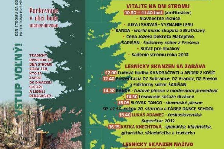 PREHĽAD víkendových akcií: Deň stromu, western aj medzinárodné filmy