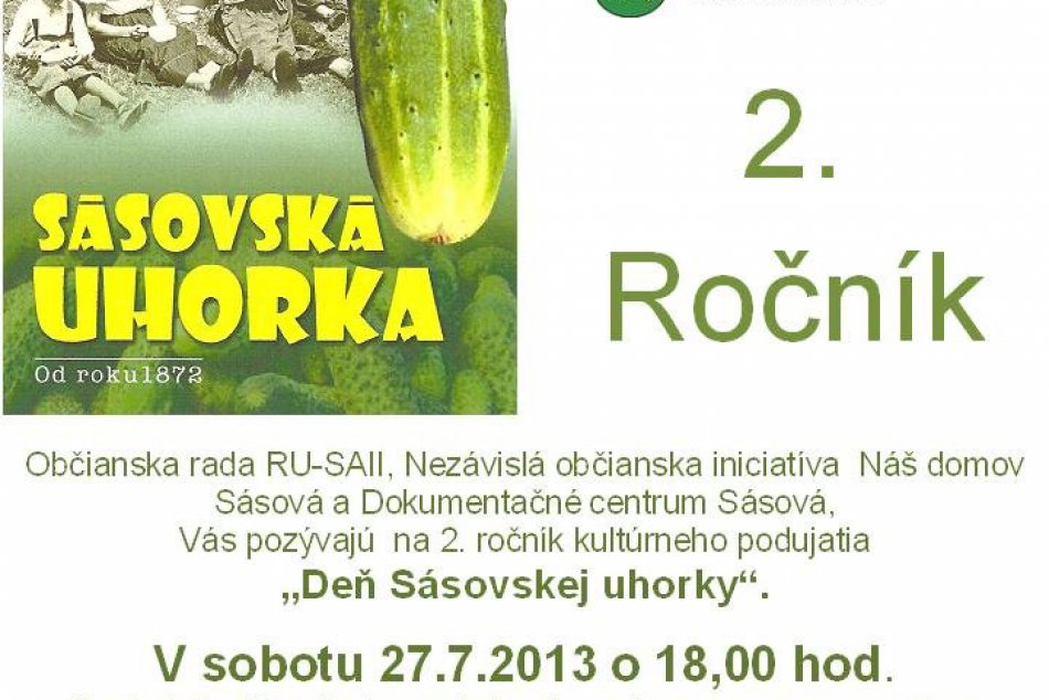 Deň Sásovskej uhorky