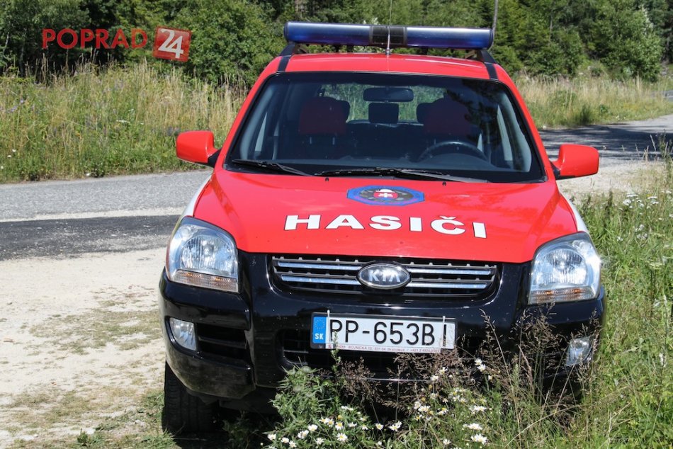 Medzi Tatranskou a Novou Poliankou horelo