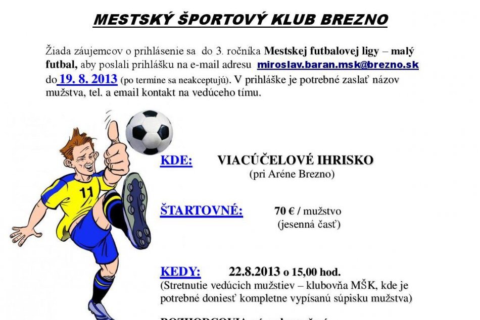 Mestská futbalová liga Brezno