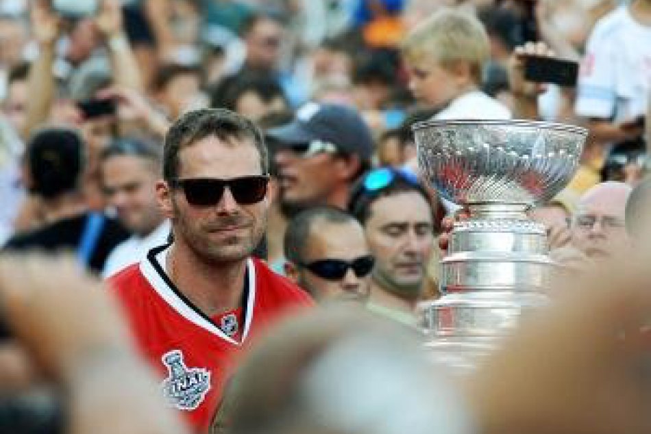 Handzuš Stanley Cup BB oslavy