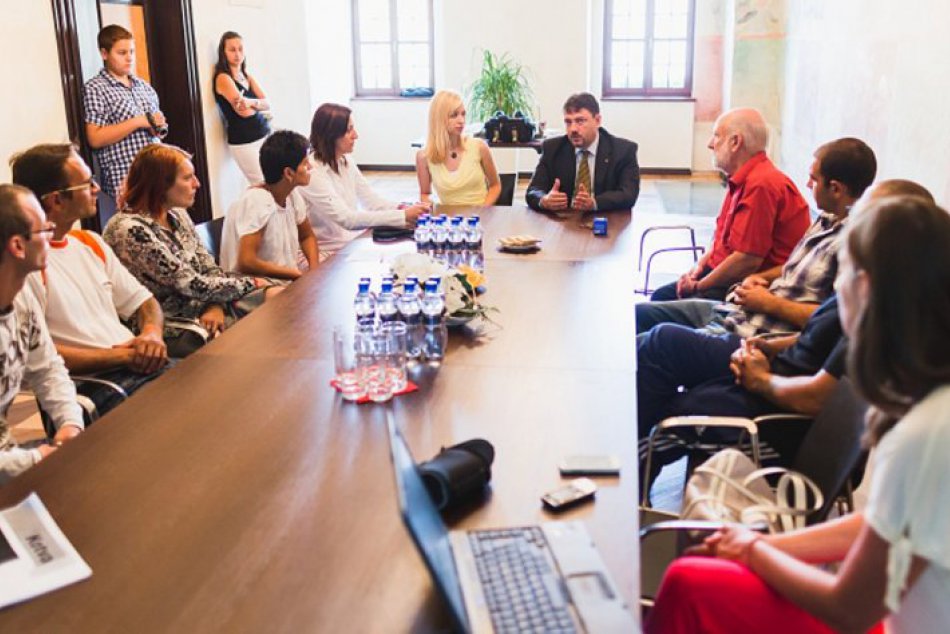 Gogola sa stretol s obyvateľmi zariadenia Kotva