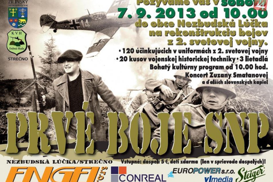 Rekonštrukcia prvých bojov SNP v Nezbudskej Lúčke