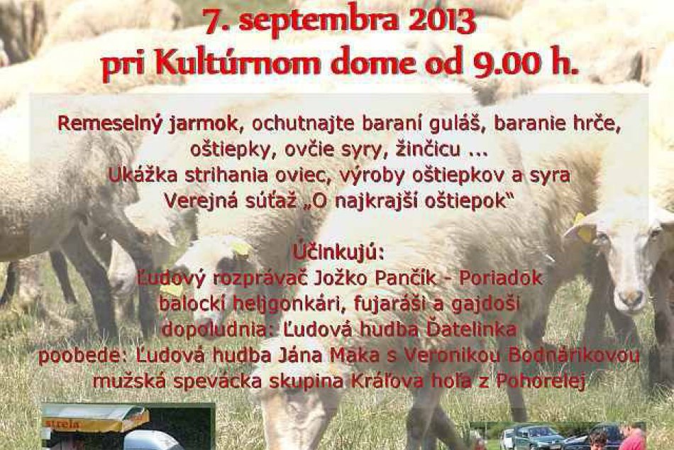 Víkendové tipy 6.9 - 8.9.2013