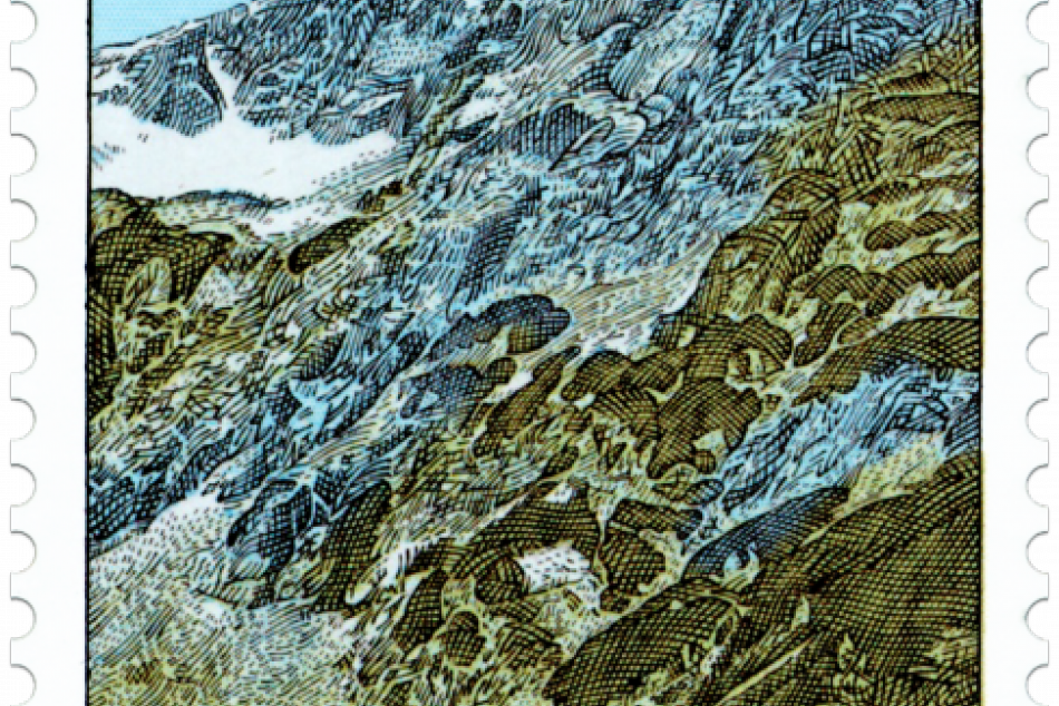 Malá Studená dolina a Brnčalova chata na poštových známkach