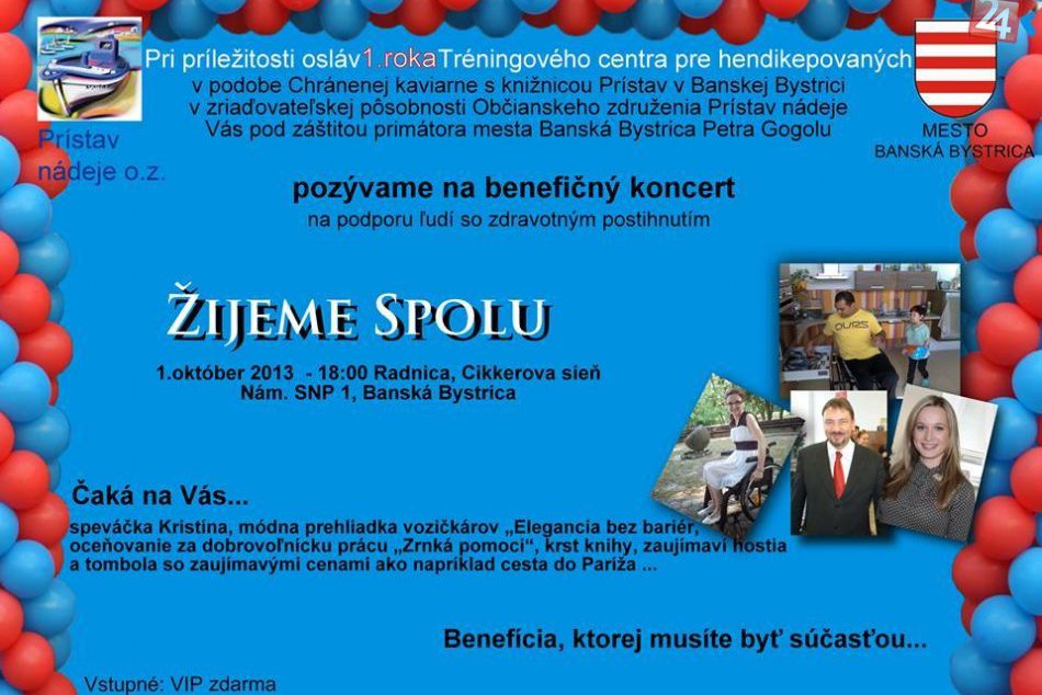 Benefičný koncert Žijeme spolu: Prehliadkou vozičkárov rúca mýty o ľuďoch s hend