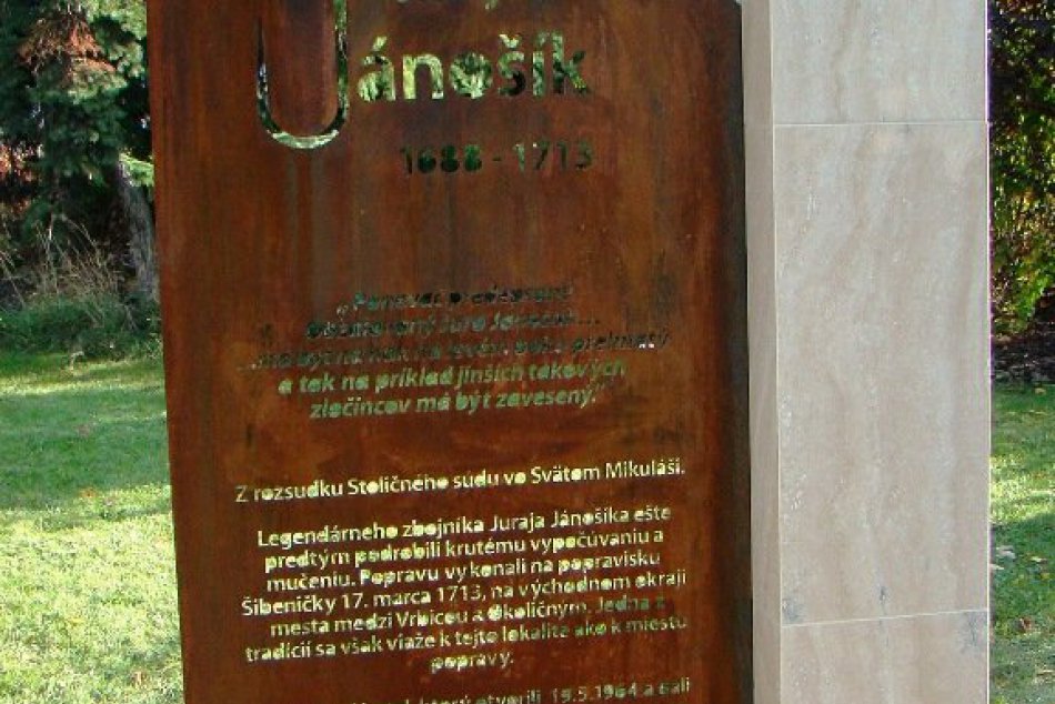 27.09.2013: V hotelovom parku odhalili symbolickú Jánošíkovu šibenicu