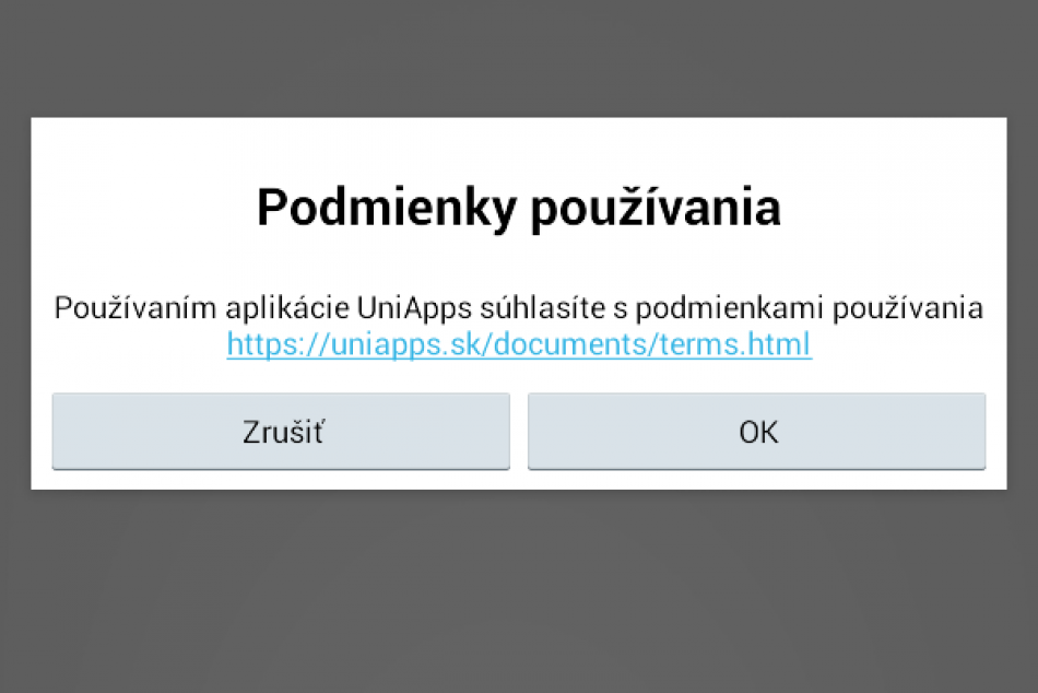 Mobilná aplikácia UKF