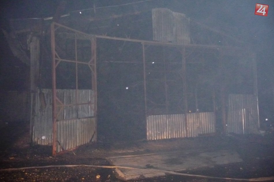 Veľký požiar skladov