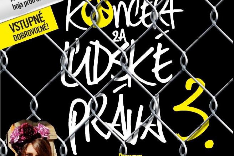 Koncert za ľudské práva v Záhrade