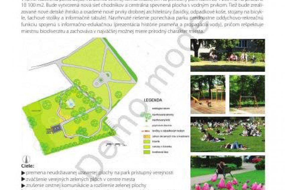 Revitalizácia a rozšírenie Sadu na Studničkách