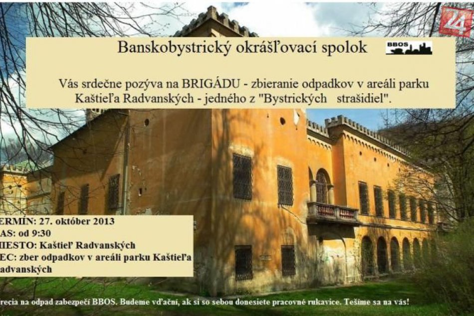 Vyčistia park piateho najväčšieho strašidla v meste