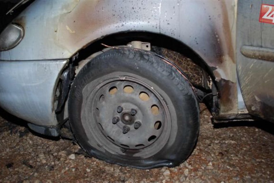 Požiar motorového vozidla