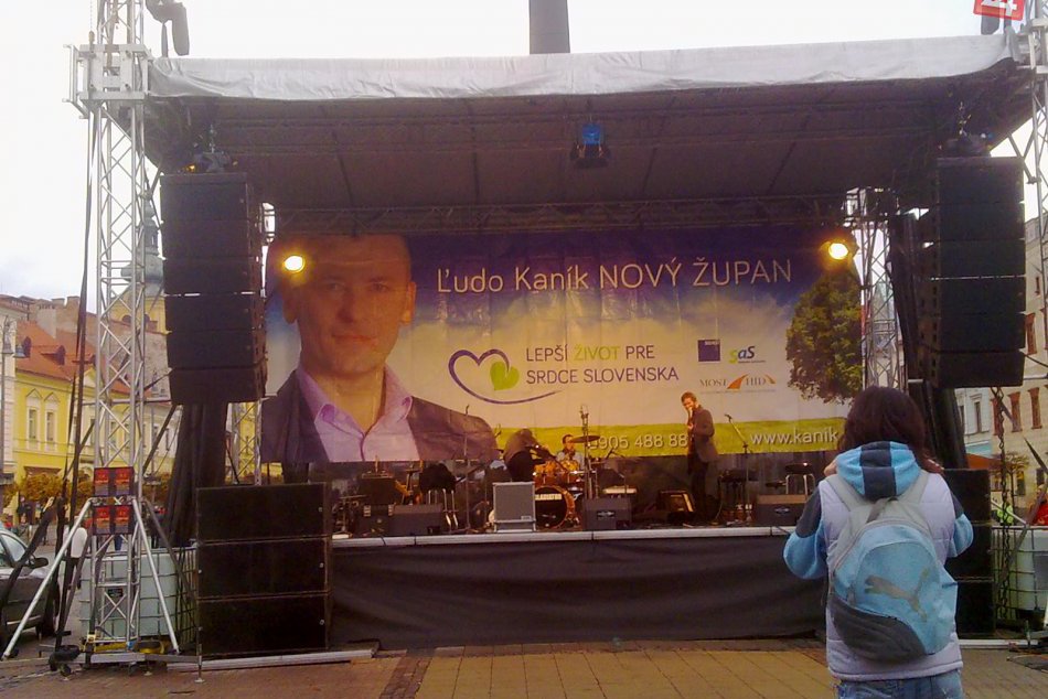 Kaník v príhovore na námestí: Zmeňme spolu to, čo sa nám nepáči!