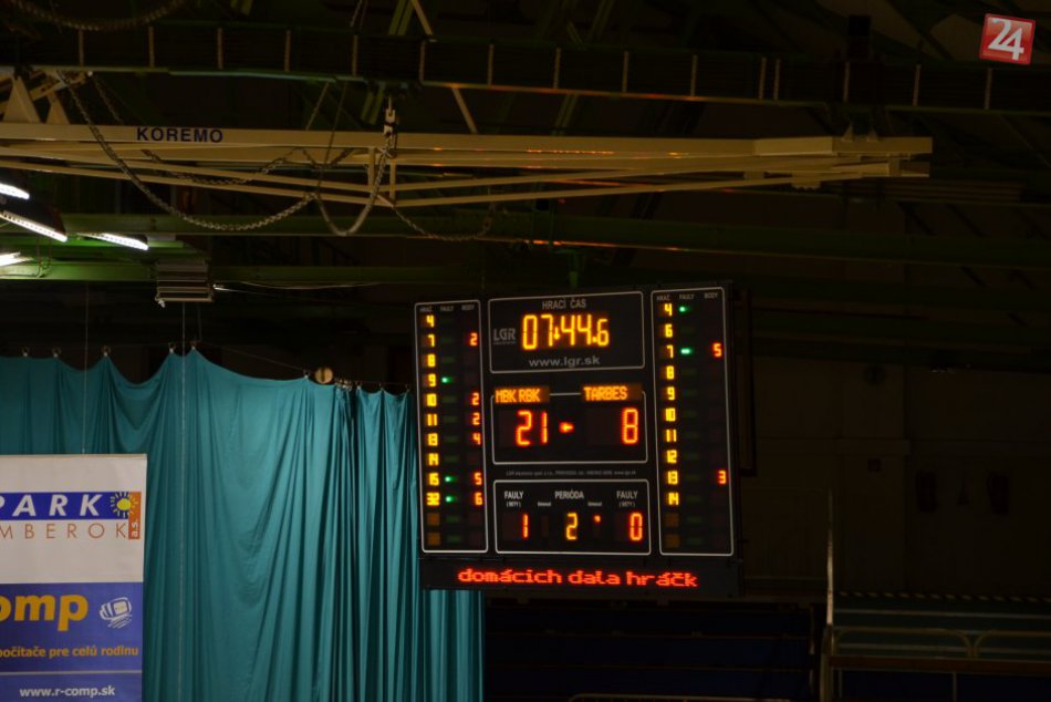 MBK Ružomberok – Tarbes GB 78:56