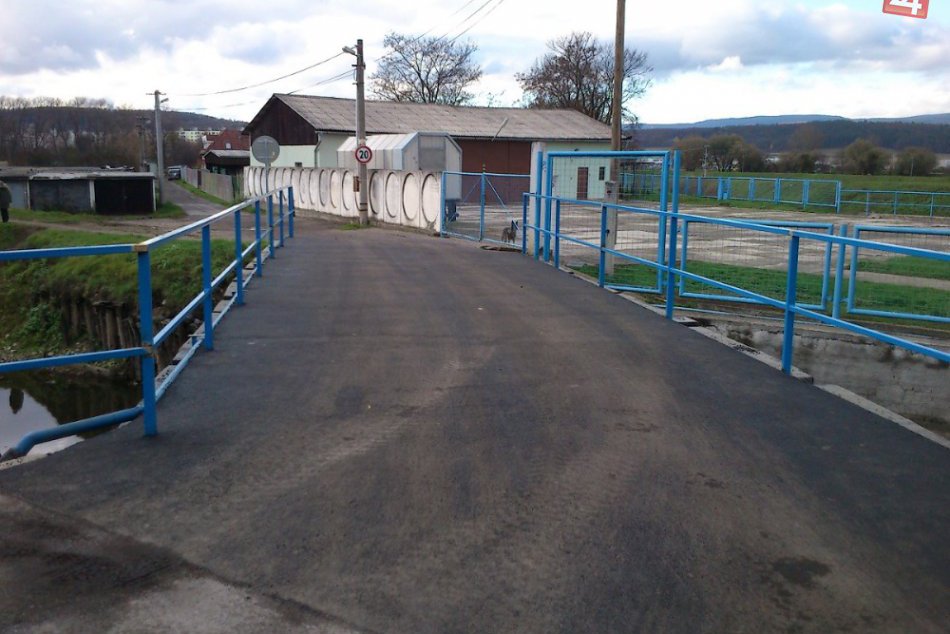 Pozrite si opravený most Podharajch