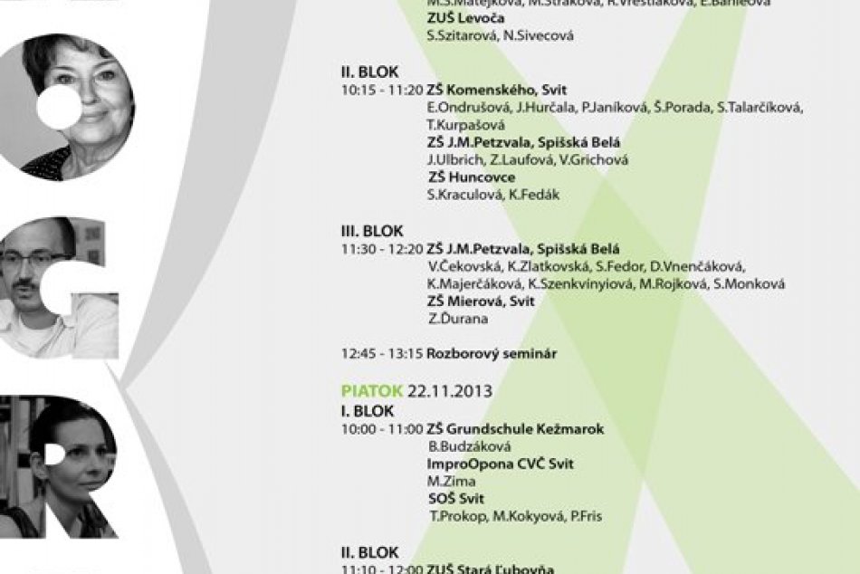 Program Divadelný Maťko