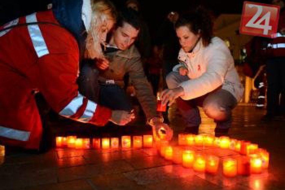 Pochod proti AIDS v Košiciach