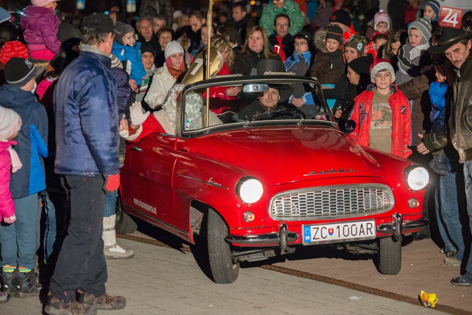 Mikuláš na žiarskom námestí