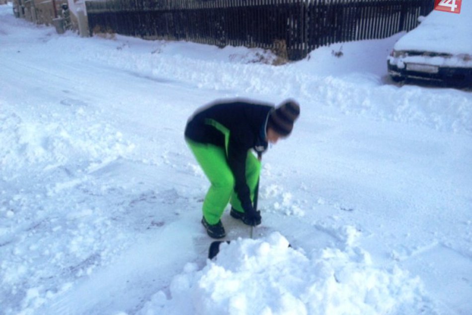 prvý sneh zima 2013